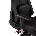Sedia Gaming Brassex 52" Lucas Nera/Rossa
