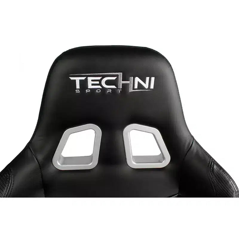 Ts-5100 Chaise de jeu vidéo ergonomique à dossier haut style course - Techni Sport : Pivotante, réglable
