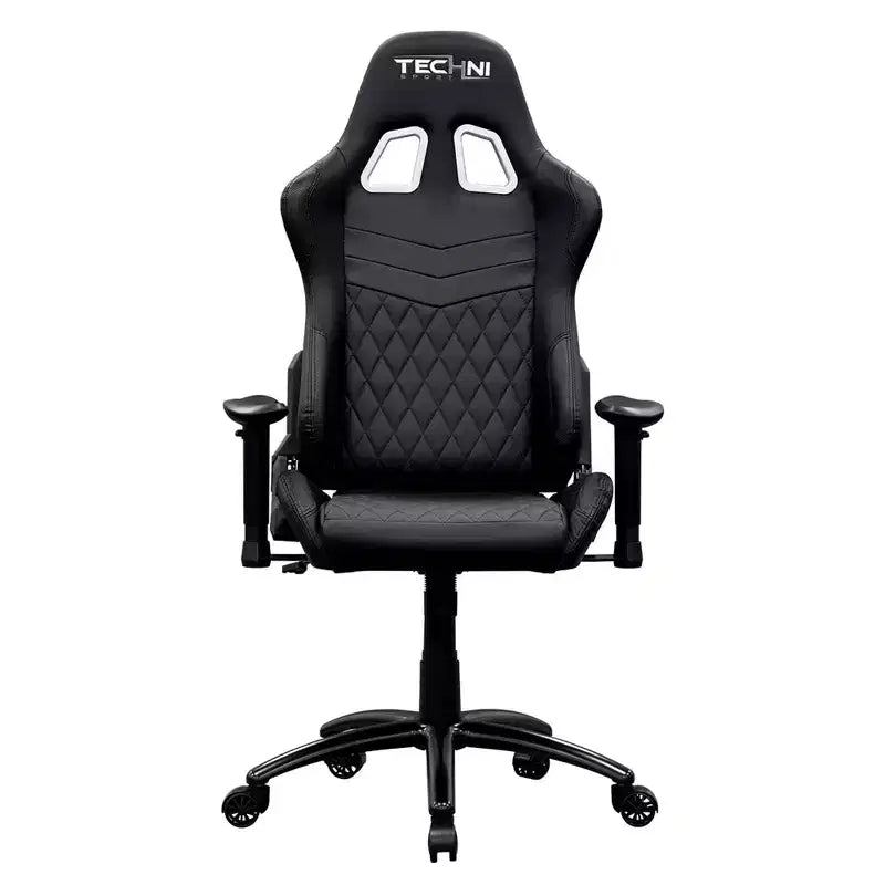 Ts-5100 Chaise de jeu vidéo ergonomique à dossier haut style course - Techni Sport : Pivotante, réglable