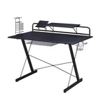 Bureau Gaming Multi-Fonction Carbone Noir - Techni Sport