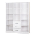 Armoire-penderie Palace Imports Cosmo 3 portes, 100 % bois massif, avec portes en bois massif ou miroir