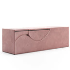 Chaise longue convertible Avana Kami / Yoga et massage - Pouf 2 en 1 avec fauteuil de yoga dépliable dissimulé, Microvelours - Non disponible