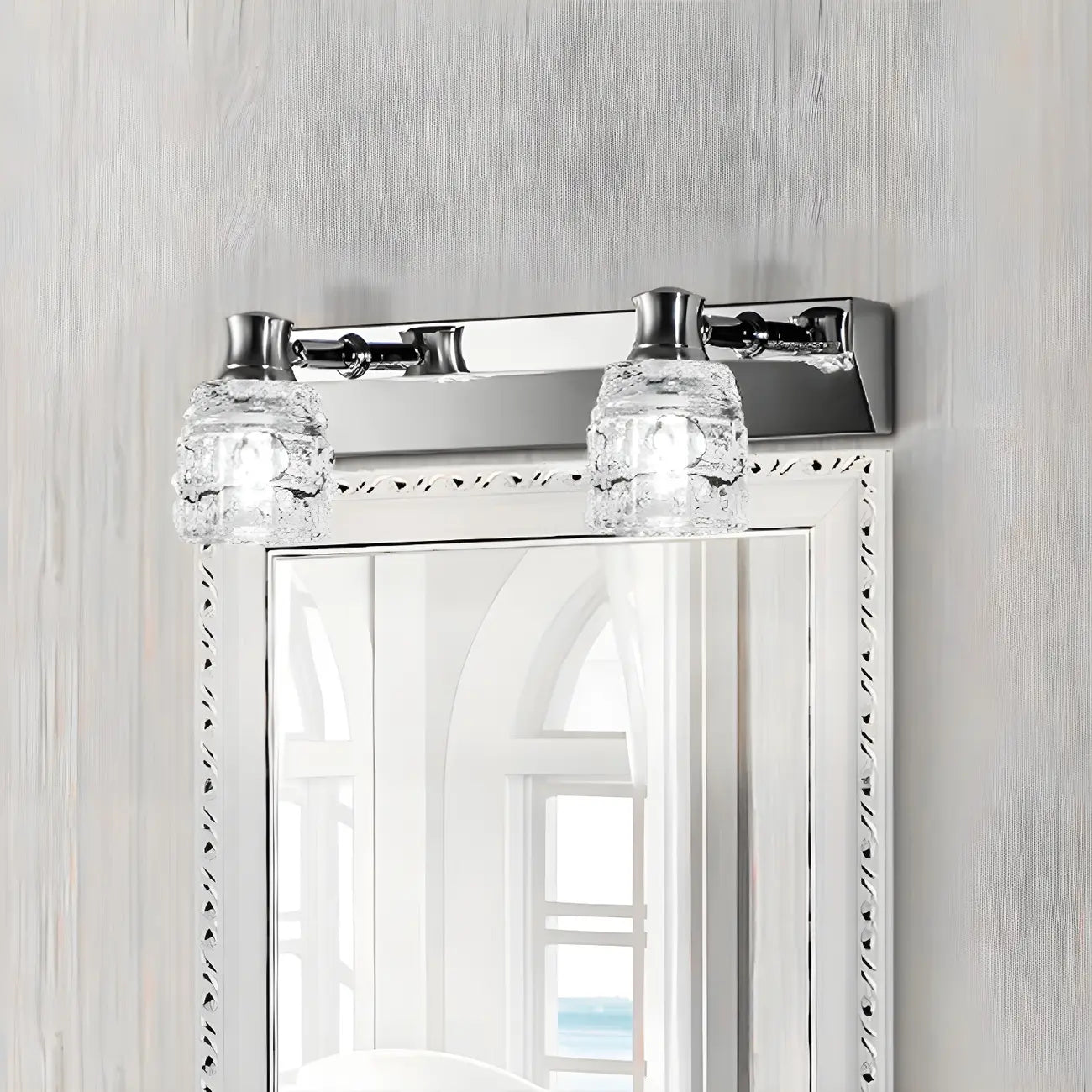 Applique murale Crystal Retro pour salle de bain - Élégance et style rétro