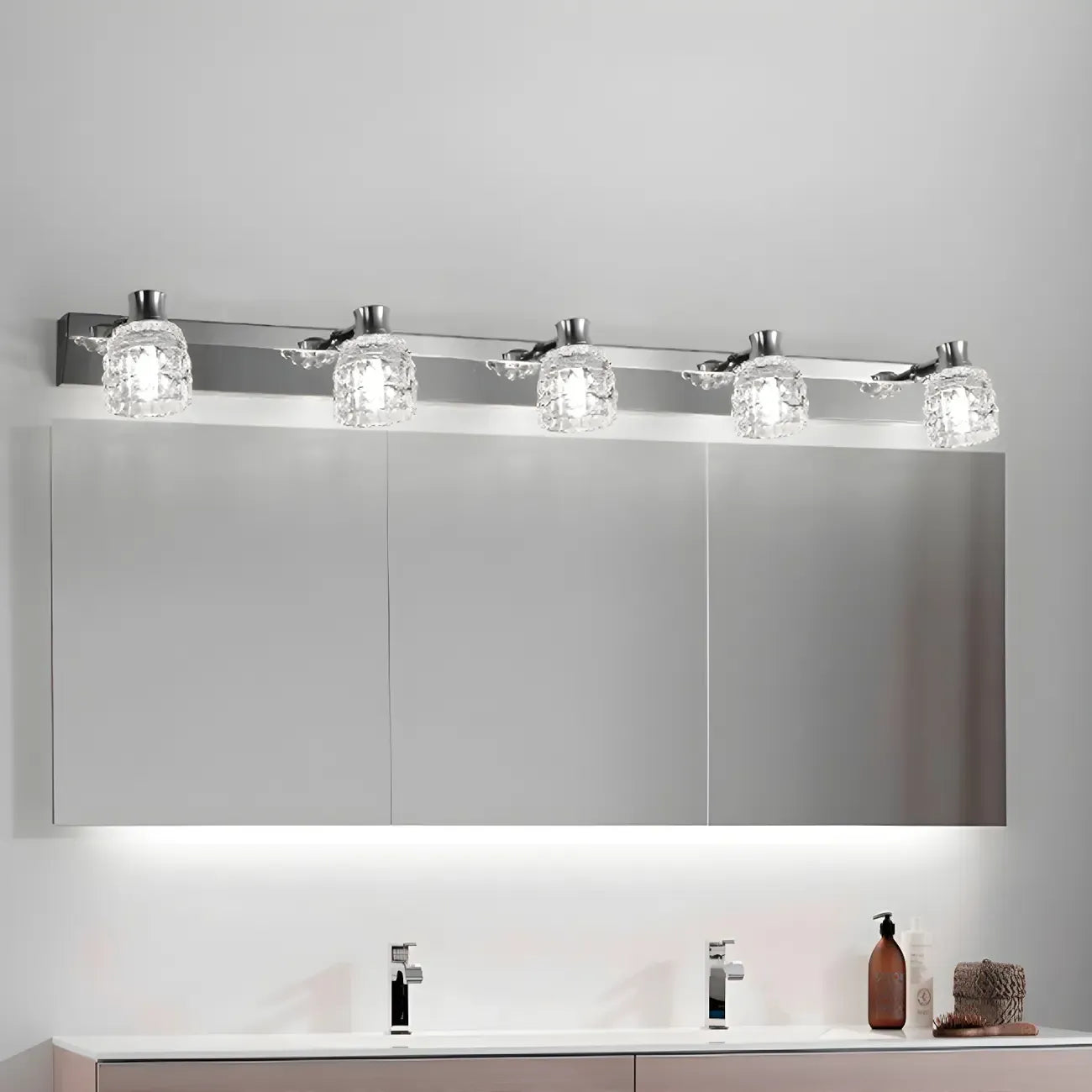 Applique murale Crystal Retro pour salle de bain - Élégance et style rétro