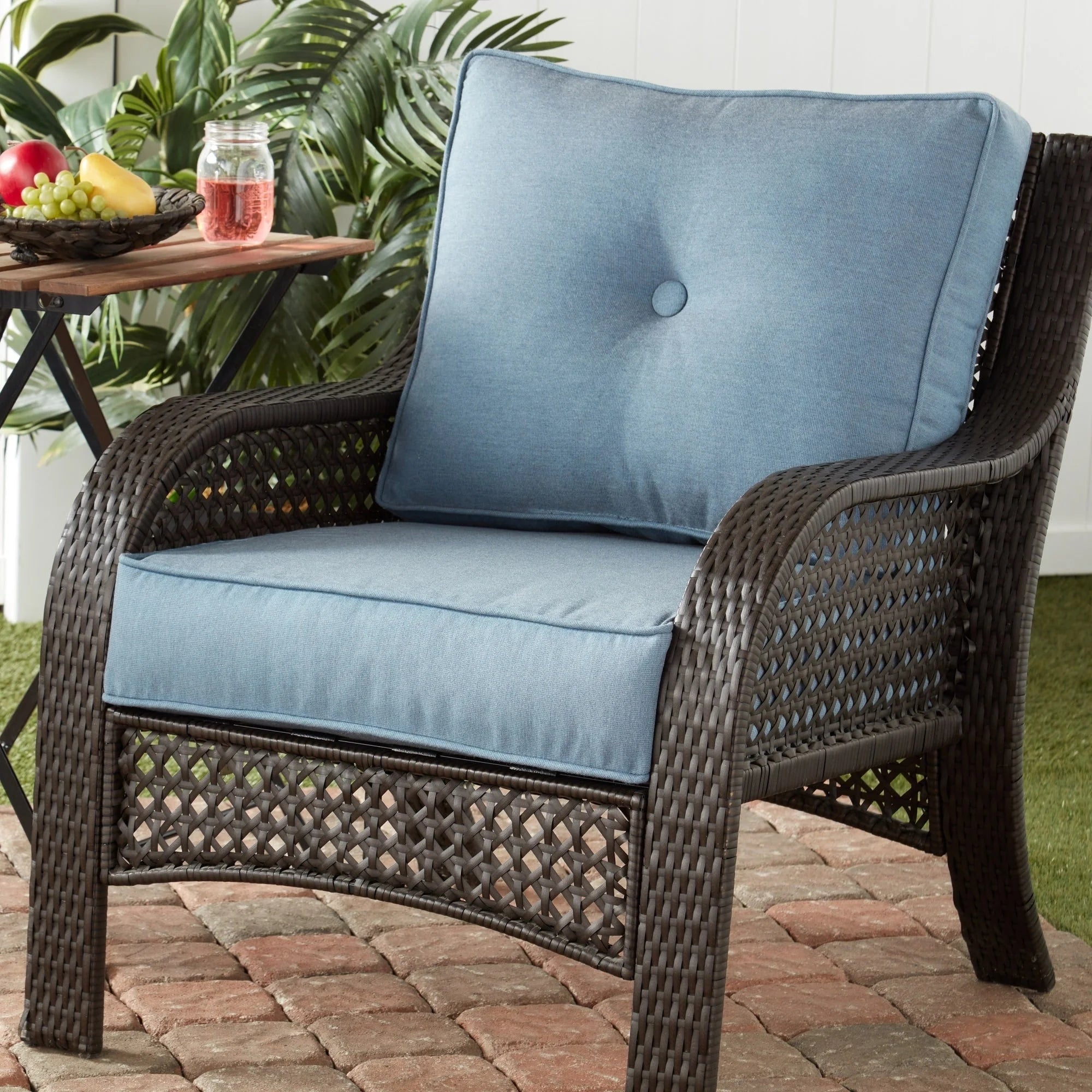 Ensemble de 2 coussins d'extérieur Sunbrella Premium pour siège profond