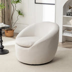 Fauteuil pivotant - Rotation à 360° - Tissu bouclette