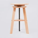 Tabourets de bar pivotants modernes en bois
