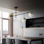 Suspension minimaliste Sputnik à 9 lumières pour îlot de cuisine