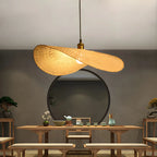 Suspension orientale en bambou pour intérieur