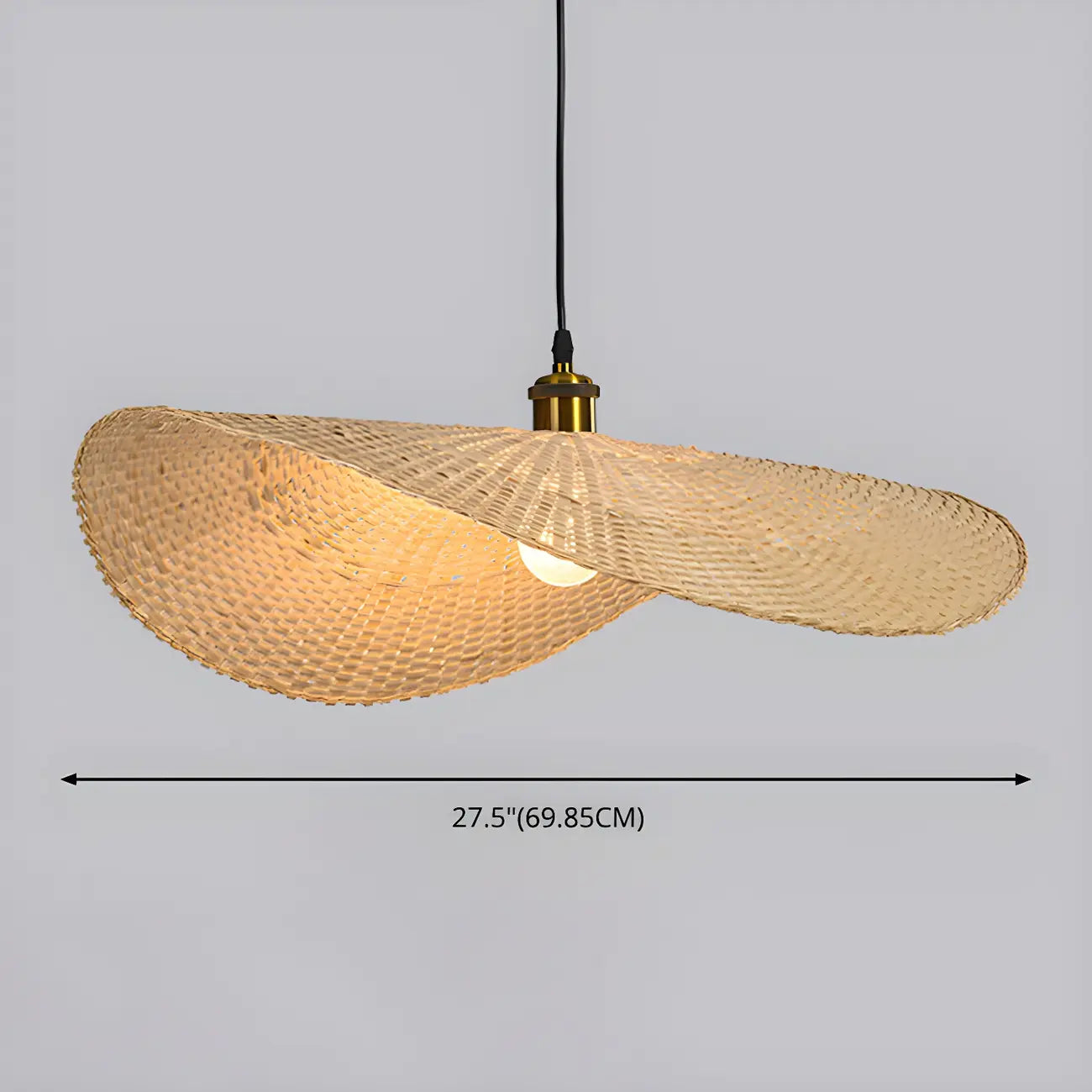 Suspension orientale en bambou pour intérieur