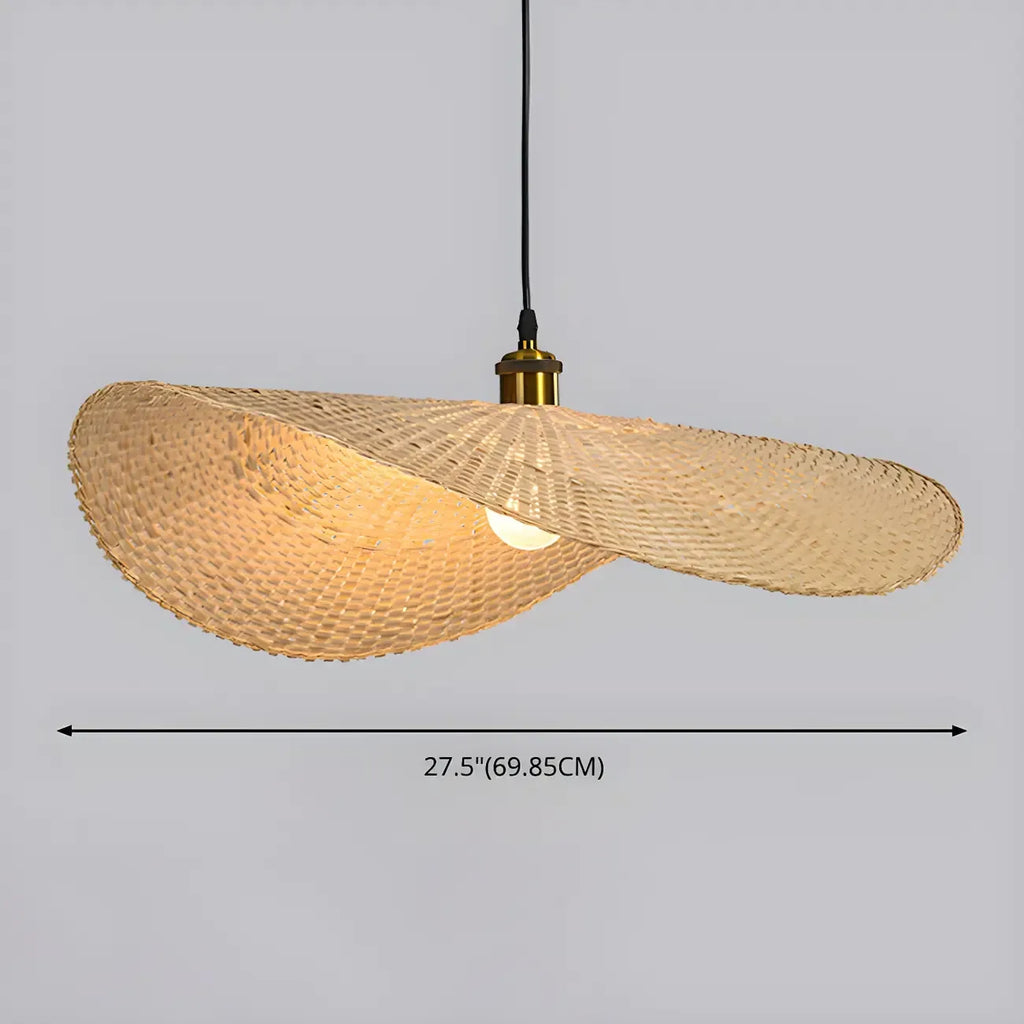Suspension orientale en bambou pour intérieur