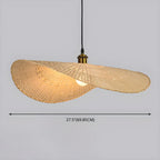 Suspension orientale en bambou pour intérieur
