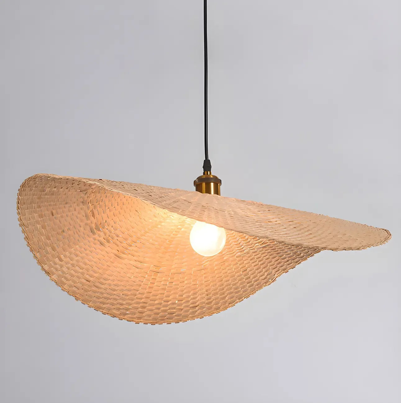 Suspension orientale en bambou pour intérieur