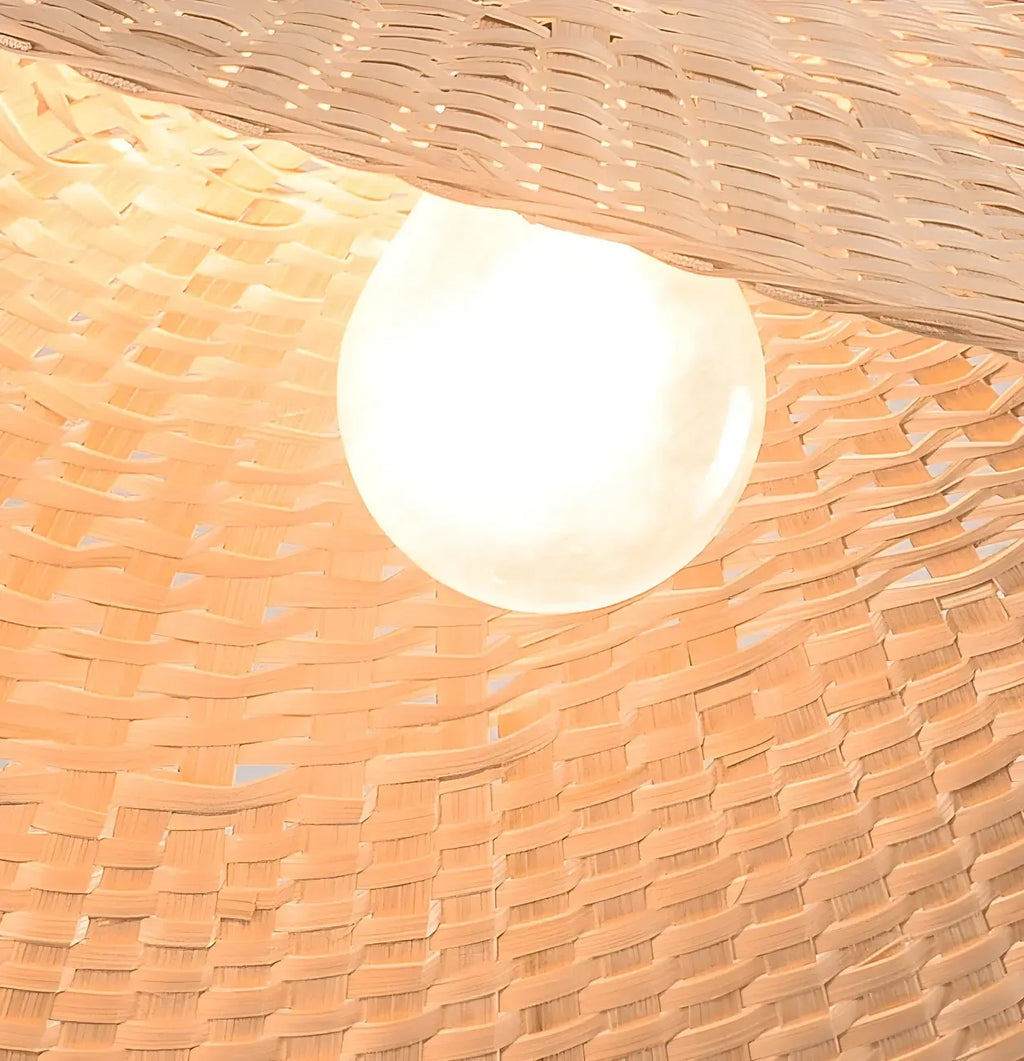 Suspension orientale en bambou pour intérieur