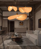 Suspension orientale en bambou pour intérieur