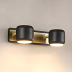 Applique murale minimaliste en métal avec LED intégrée pour salle de bain