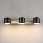 Applique murale minimaliste en métal avec LED intégrée pour salle de bain
