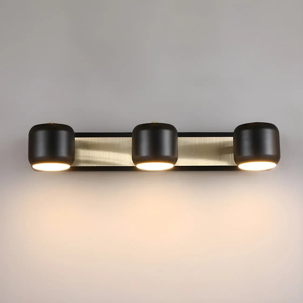 Applique murale minimaliste en métal avec LED intégrée pour salle de bain
