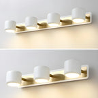 Applique murale minimaliste en métal avec LED intégrée pour salle de bain