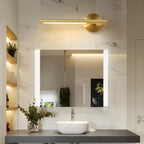 Applique murale LED en forme de barre d'or coloniale pour salle de bain