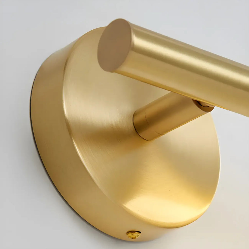 Applique murale LED en forme de barre d'or coloniale pour salle de bain
