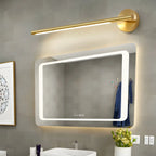 Applique murale LED en forme de barre d'or coloniale pour salle de bain
