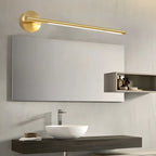 Applique murale LED en forme de barre d'or coloniale pour salle de bain
