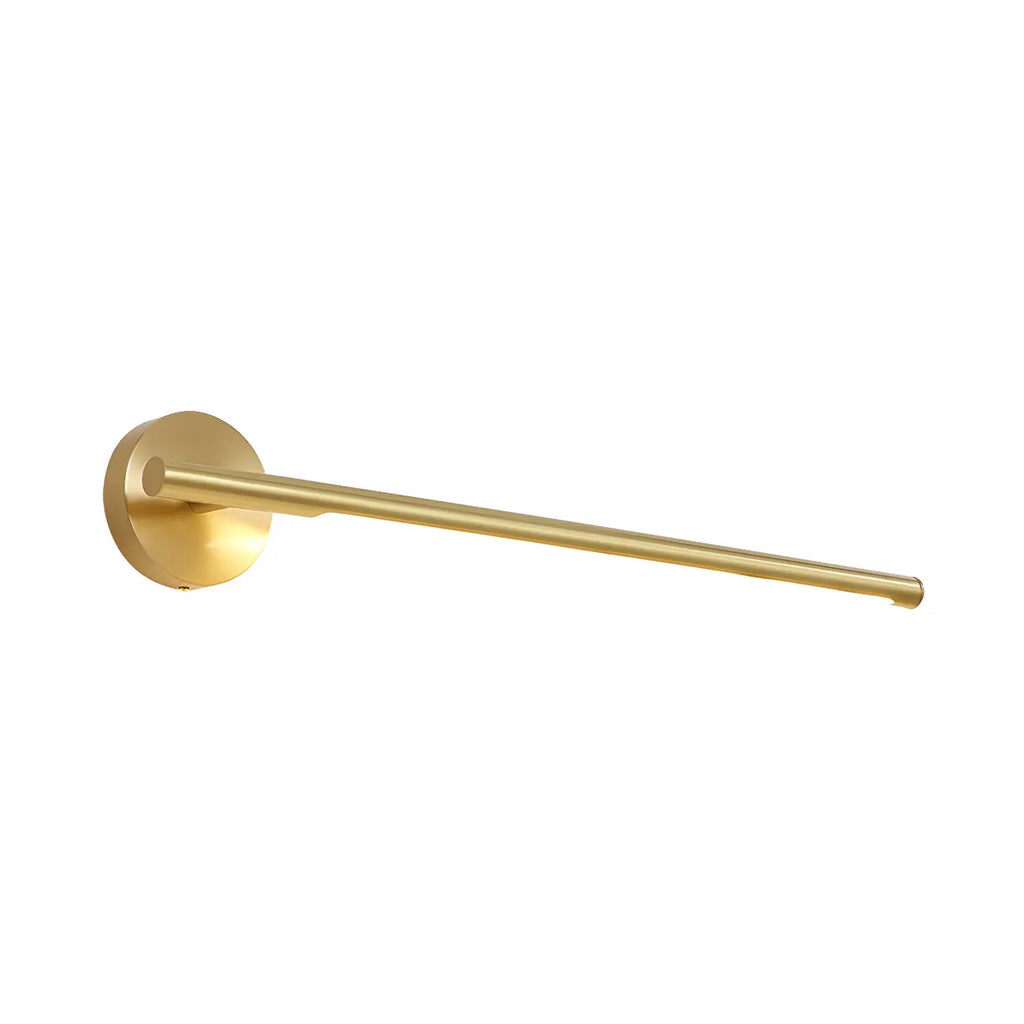 Applique murale LED en forme de barre d'or coloniale pour salle de bain