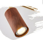 Projecteur sur rail LED fixe moderne à 4 lampes avec tête orientable