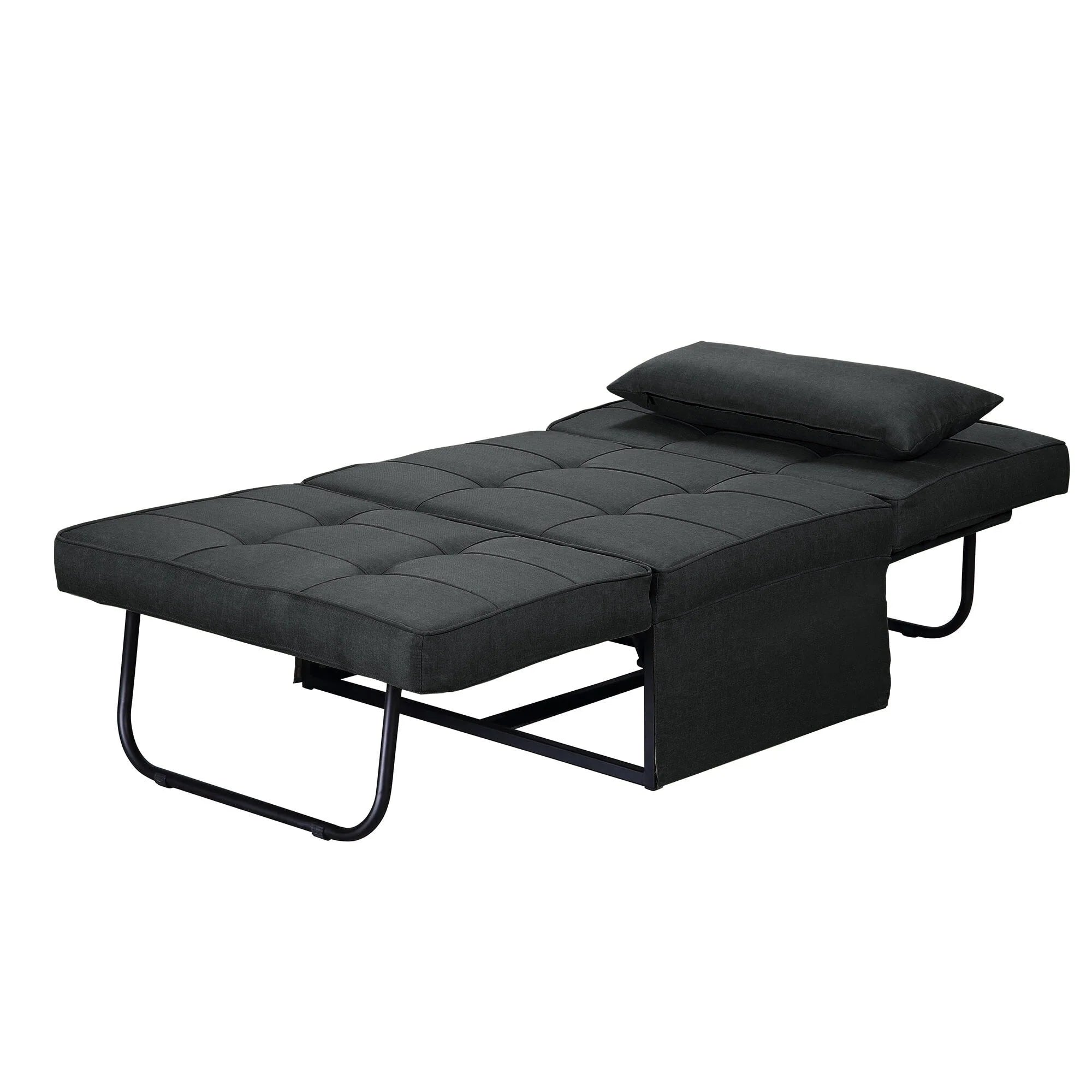 Canapé convertible Lit d'appoint Fauteuil-lit Canapé pliant Pouf Fauteuils inclinables pour le salon