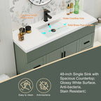 Ensemble meuble-lavabo Wavy Line 30/36/48 avec lavabo et robinet