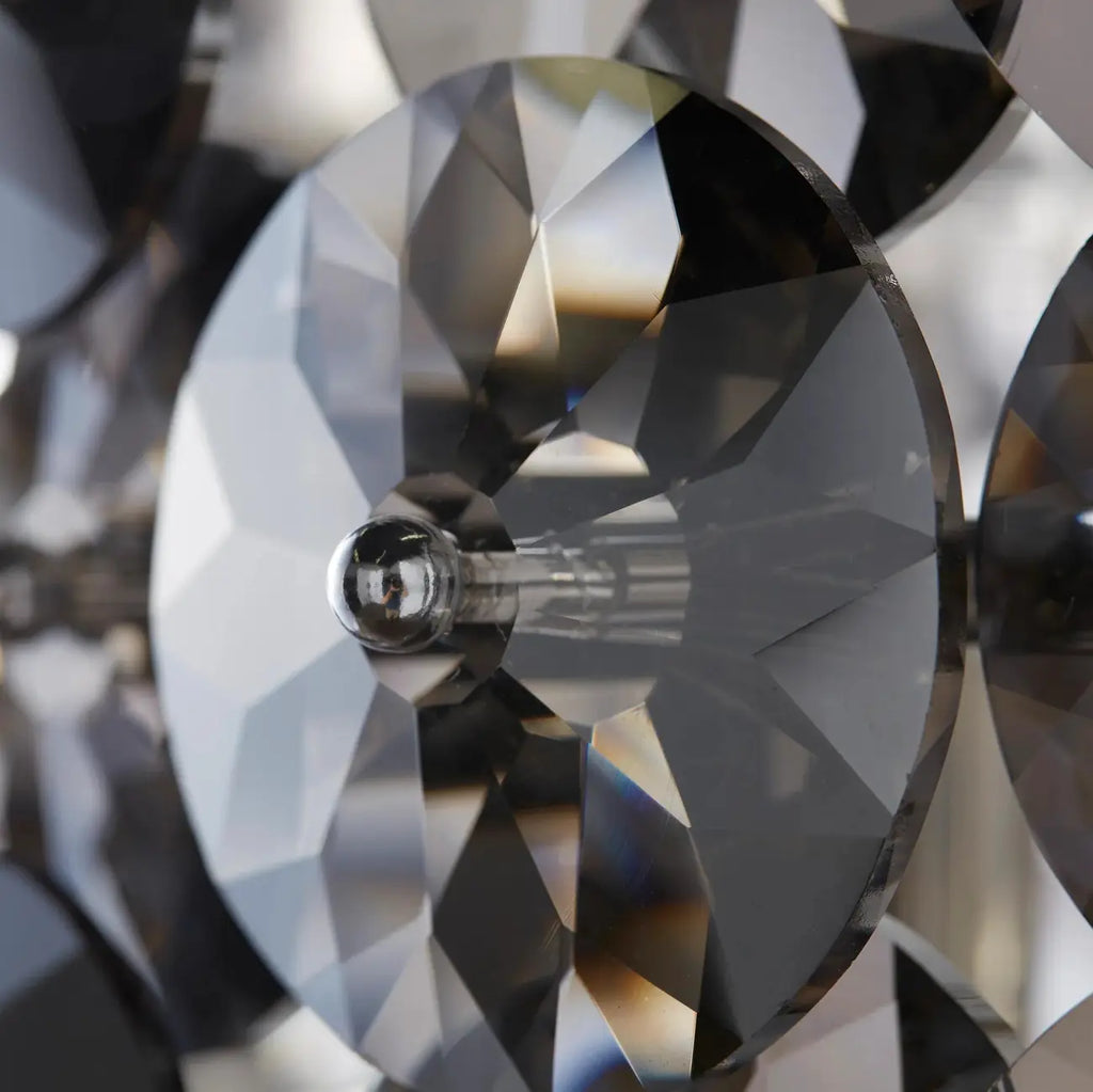 Lustre tambour en cristal pour une élégance moderne