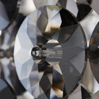 Lustre tambour en cristal pour une élégance moderne