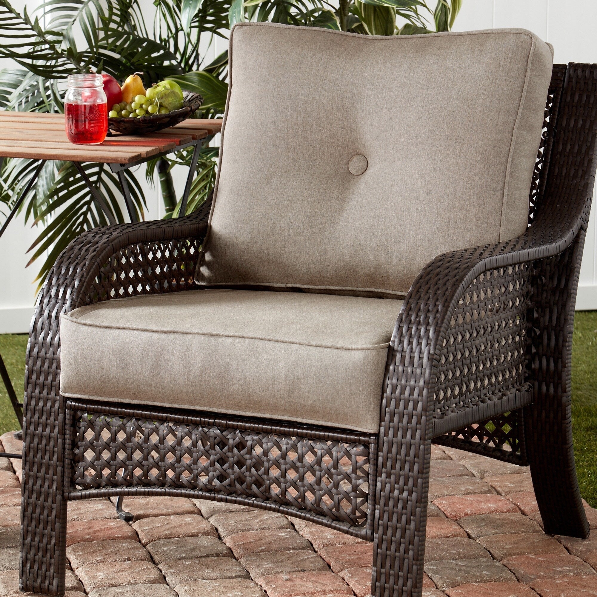 Ensemble de 2 coussins d'extérieur Sunbrella Premium pour siège profond