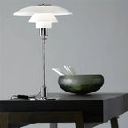 Lampe de table LED à plusieurs niveaux HomeyFad de style post-moderne avec alimentation intégrée