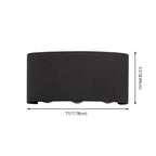 Applique murale extérieure moderne en métal noir à LED (éclairage vers le haut et vers le bas)