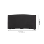 Applique murale extérieure moderne en métal noir à LED (éclairage vers le haut et vers le bas)