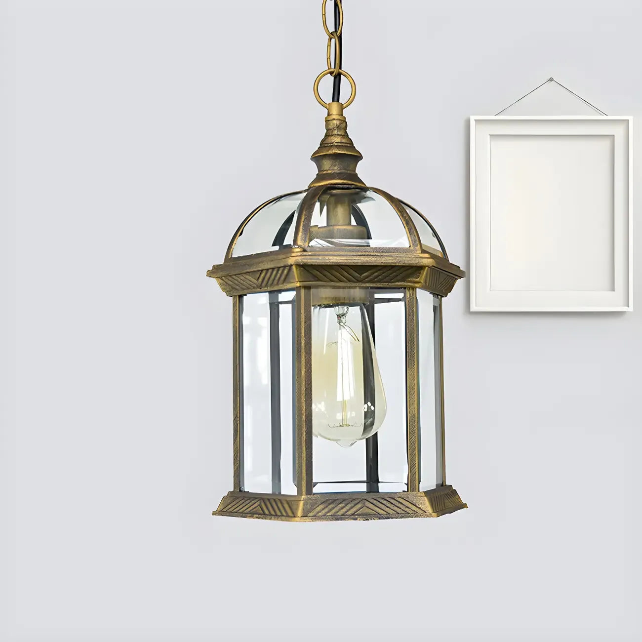 Lanterne vintage suspendue