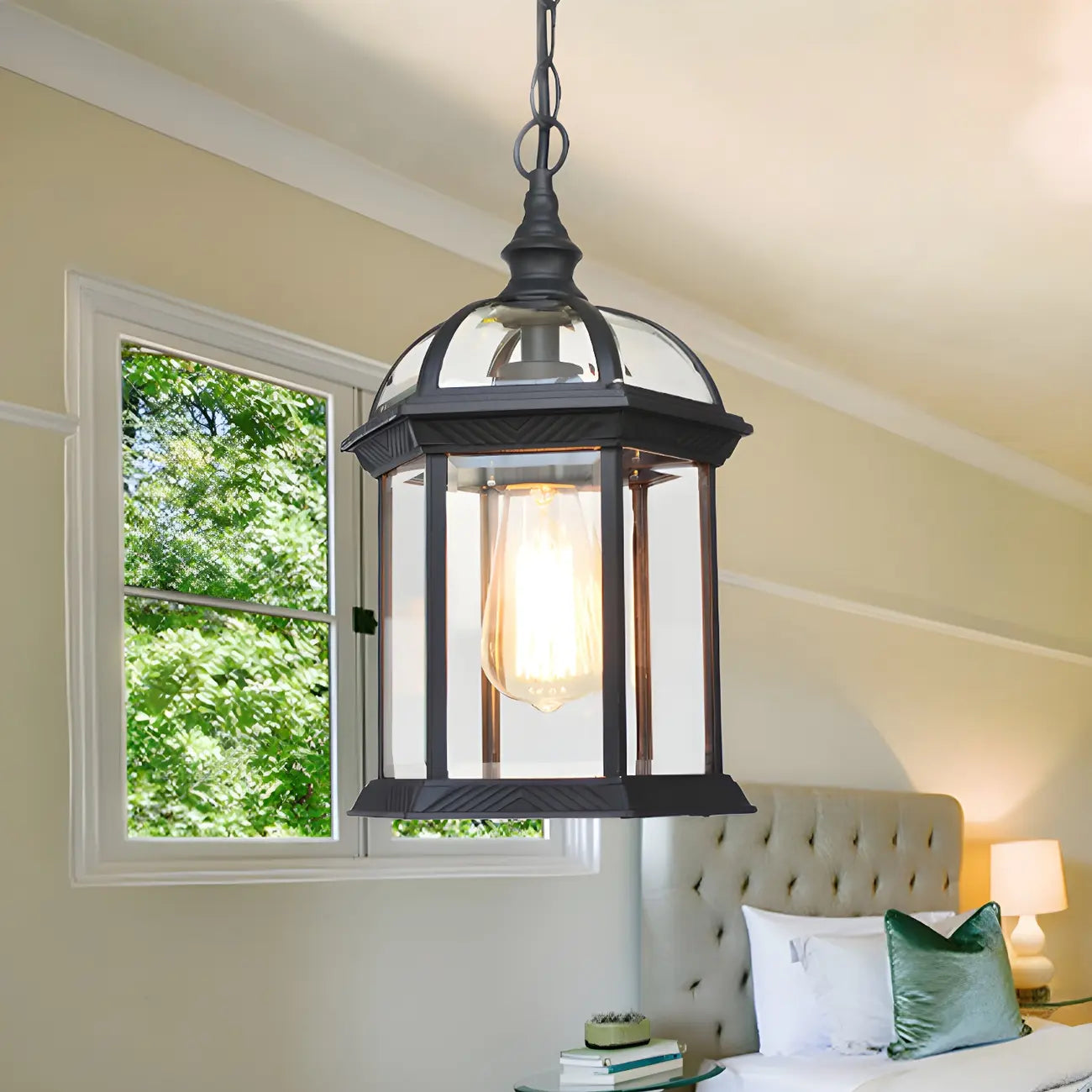 Lanterne vintage suspendue