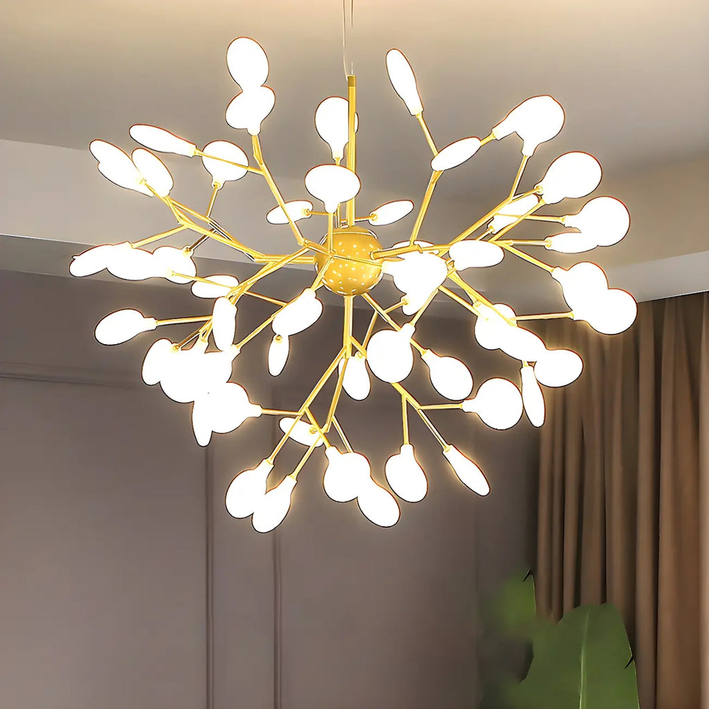 Lustre moderne géométrique Sputnik en forme d'étoile