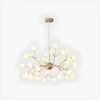 Lustre moderne géométrique Sputnik en forme d'étoile