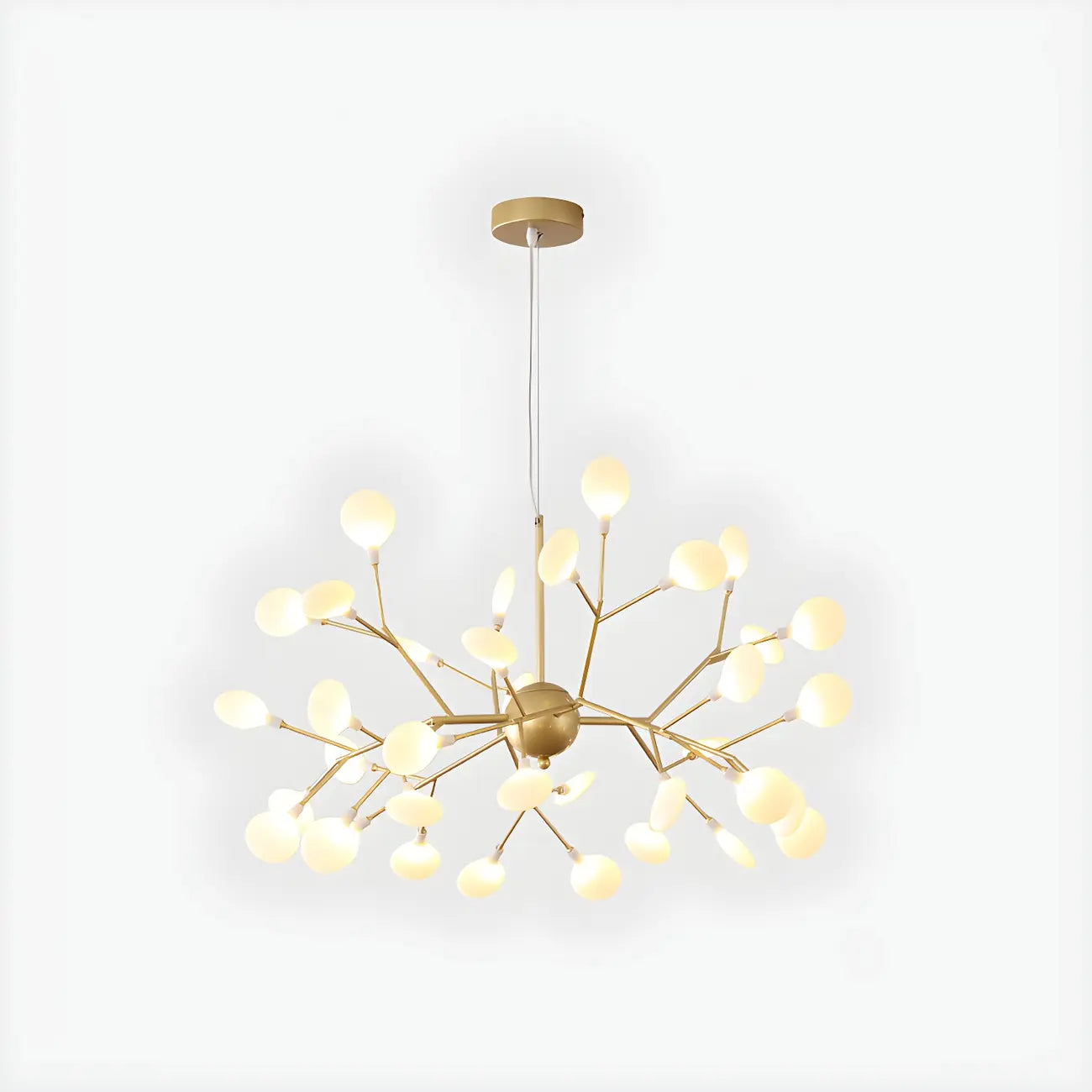 Lustre moderne géométrique Sputnik en forme d'étoile