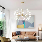 Lustre moderne géométrique Sputnik en forme d'étoile