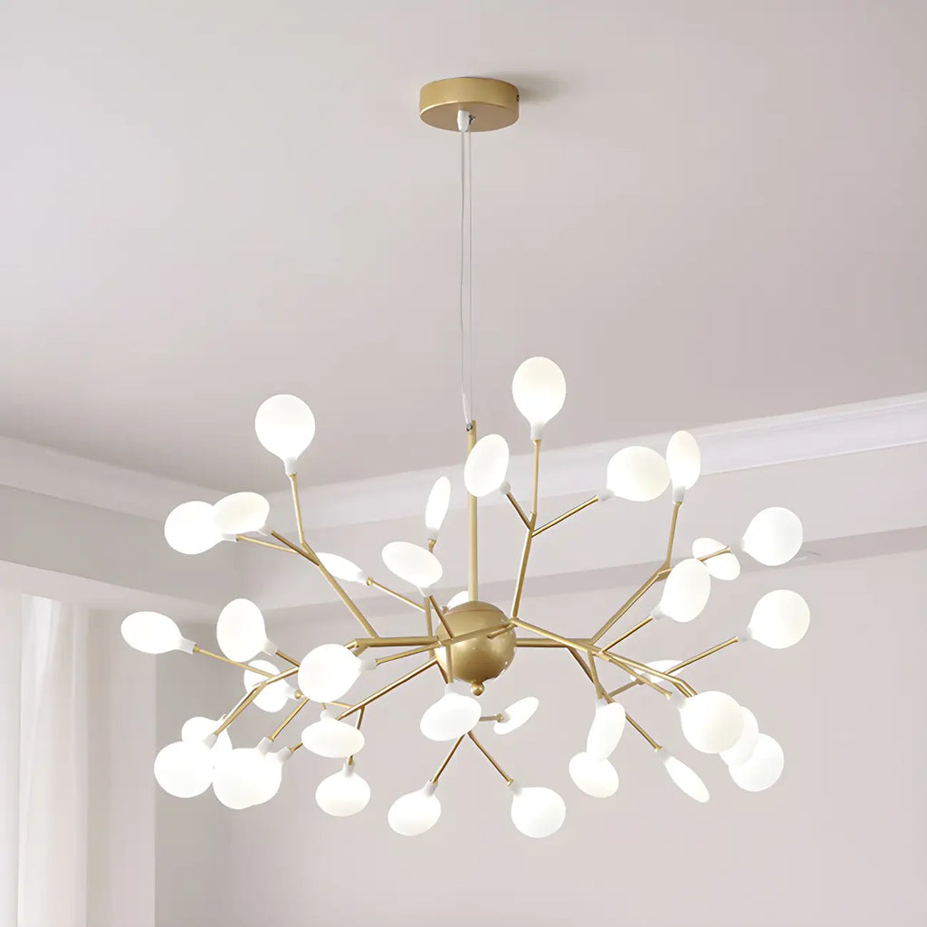 Lustre moderne géométrique Sputnik en forme d'étoile