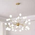 Lustre moderne géométrique Sputnik en forme d'étoile