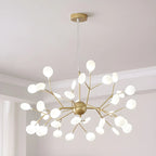 Lustre moderne géométrique Sputnik en forme d'étoile