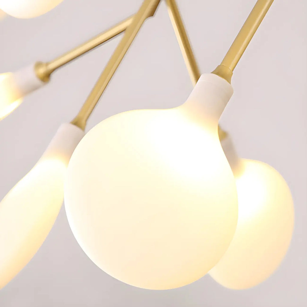 Lustre moderne géométrique Sputnik en forme d'étoile