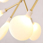 Lustre moderne géométrique Sputnik en forme d'étoile