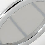 Suspension LED contemporaine en soie blanche en forme de disque