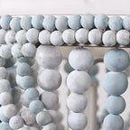 Lustre suspendu bohème bleu à 4 lumières réglable